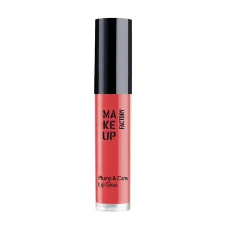 MAKE UP FACTORY Блеск для губ, 40 вкусный арбуз / Plump & Care Gloss 4 мл - 1
