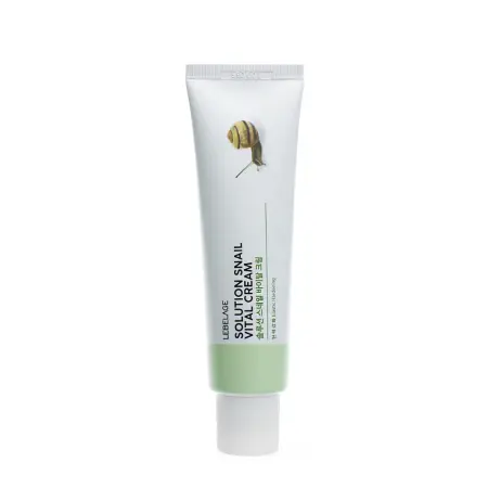 LEBELAGE Крем пептидный для лица с муцином улитки / Lebelage Solution Snail Vital Cream 50 мл - 1