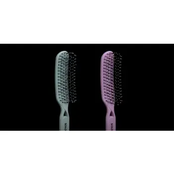 SOLOMEYA Расческа для распутывания волос, черная / Detangler Hairbrush for Wet & Dry Hair Black Aesthetic, фото 3