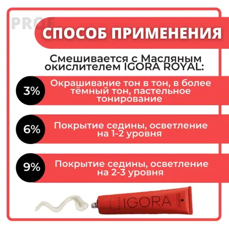 SCHWARZKOPF PROFESSIONAL 5-65 краска для волос Светлый коричневый шоколадный золотистый / Igora Royal 60 мл - 4