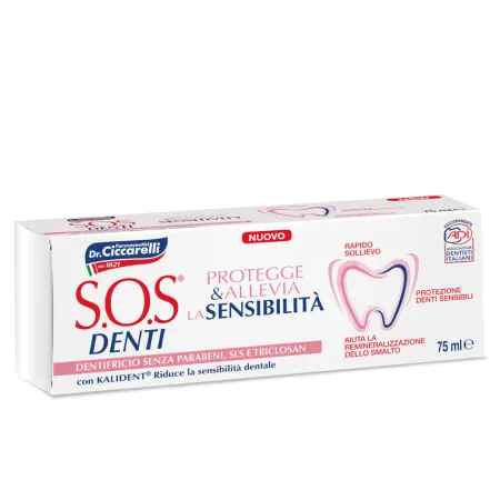 PASTA DEL CAPITANO Паста зубная лечебная для чувствительных зубов / S.O.S. DENTI Sensitivity 75 мл - 2