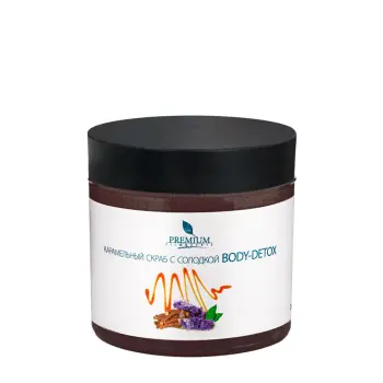 PREMIUM Скраб карамельный с солодкой / Body-detox 500 мл, фото 1