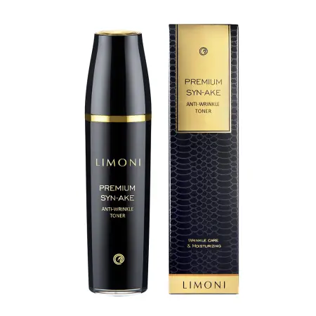 LIMONI Тонер антивозрастной со змеиным ядом для лица / Premium Syn-Ake Anti-Wrinkle Toner 120 мл - 4