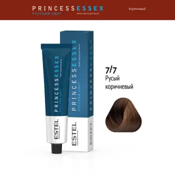 ESTEL PROFESSIONAL 7/7 краска для волос, русый коричневый / ESSEX Princess 60 мл, фото 2