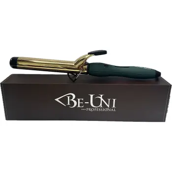 BE-UNI PROFESSIONAL Плойка для завивки волос с золотым титановым покрытием Лонг 32 мм в подарочной коробке, фото 2