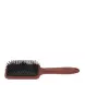 DEWAL BEAUTY Щетка массажная Прованс с пластиковым штифтом, квадратная, коричневая 13 рядов, фото 1