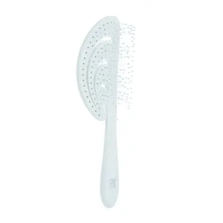 DEWAL BEAUTY Щетка продувная, с нейлоновым штифтом, форма волна, серая / Dewal Beauty Ocean wave GreyWhale - 1