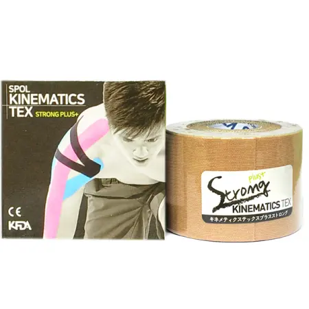SPOL Кинезио тейп бежевый 5 см х 5 м SPOL TAPE Strong - 2