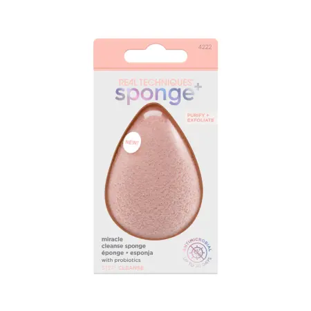 REAL TECHNIQUES Спонж для умывания / Real Techniques Sponge+ Miracle Cleanse Sponge - 5