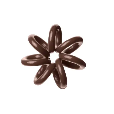 INVISIBOBBLE Резинка для волос / invisibobble NANO Pretzel Brown (с подвесом) - 2
