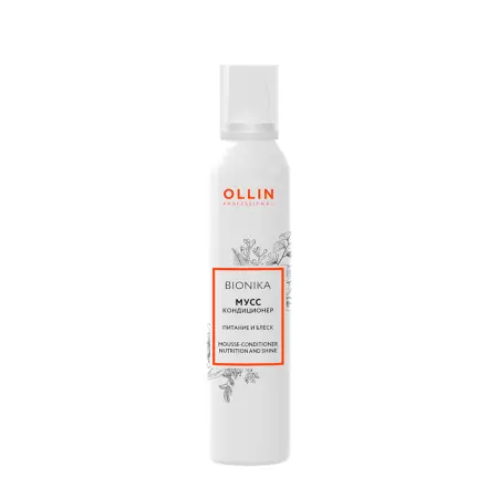 OLLIN PROFESSIONAL Мусс-кондиционер для волос Питание и блеск / Ollin Bionika 250 мл - 1