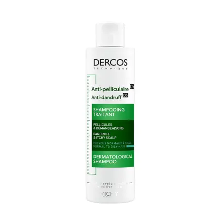 VICHY Шампунь регулирующий от перхоти для жирной кожи головы / Dercos 200 мл - 1