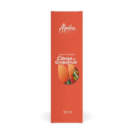 АЛЬПИКА Крем ночной / Citron a Grapefruit 50 мл - 2