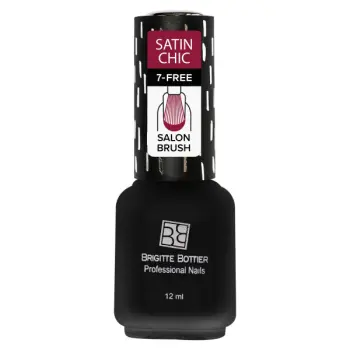 150 лак для ногтей матовый, черный / Satin Chic 12 мл