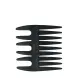 DEWAL PROFESSIONAL Гребень моделирующий двусторонний Эконом (черный) 8,5 см, фото 1