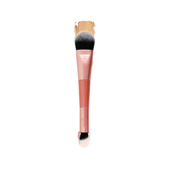 REAL TECHNIQUES Кисть двусторонняя для тональной основы и консилера / Real Techniques Dual Ended Cover & Conceal Brush, фото 2
