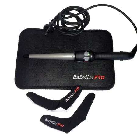 BABYLISS PRO Плойка для волос конус 19-32мм 65W титан-турм.(110-190C)/ PRO Tourmaline Pulse - 6