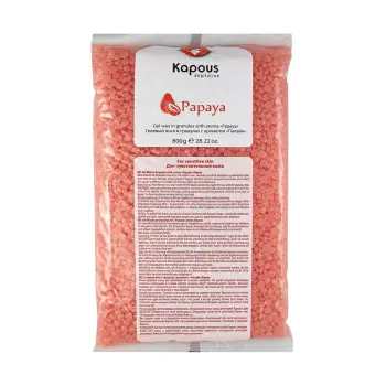 Воск гелевый с ароматом Папайя в гранулах / Depilation 800 г