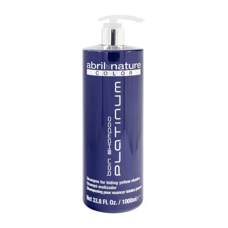 ABRIL ET NATURE Шампунь для нейтрализации желтых оттенков / Bain Shampoo Platinum 1000 мл - 1