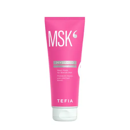 TEFIA Маска розовая для светлых волос / MYBLOND 250 мл - 1