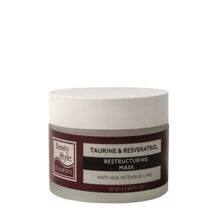 BEAUTY STYLE Маска реструктурирующая для лица / Taurine & Resveratrol Anti Age plus 50 мл - 1