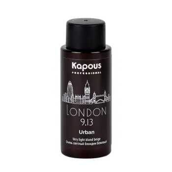 KAPOUS 9.13 краситель жидкий полуперманентный для волос, Лондон / LC Urban 60 мл, фото 2