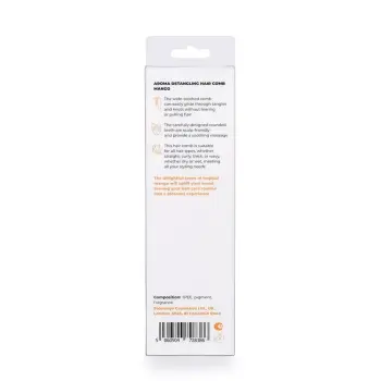 SOLOMEYA Арома-расческа, гребень для волос с ароматом манго / Aroma Detangling Hair Comb Mango, фото 5