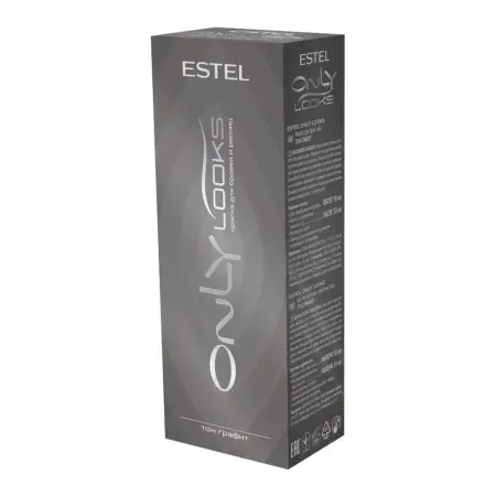 ESTEL PROFESSIONAL Краска для бровей и ресниц, графит / Only Looks - 1