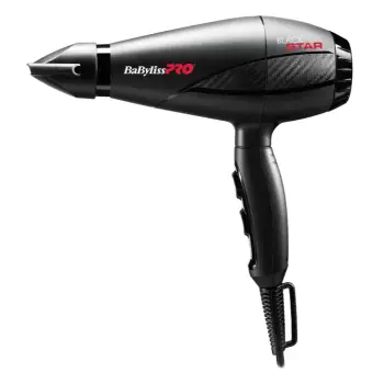 Фен BaByliss Pro BLACK STAR, 2 насадки, 2000Вт