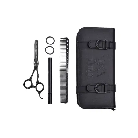 MUSTANG PROFESSIONAL (США) Ножницы филировочные Mustang Professional LINE NP-019 Серебристый 5,5 дюйм - 4
