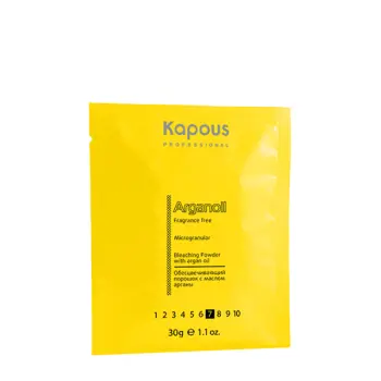 KAPOUS Порошок обесцвечивающий для волос с маслом арганы 30 г, фото 2