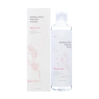 MED:B Тонер очищающий для лица с экстрактом чёрного риса / Med B Derma Shot Peeling Toner Black 250 мл, фото 2