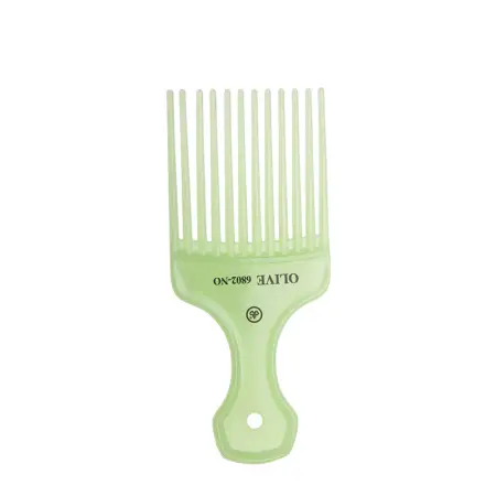 DEWAL PROFESSIONAL Гребень Olive моделирующий, антистатик (зеленый) 6,7*15,8 см - 2