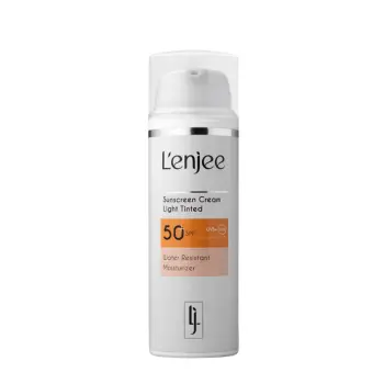 L ENJEE Крем тонирующий солнцезащитный для лица SPF50, оттенок Light / Sunscreen Cream Light Tinted 50 мл, фото 1