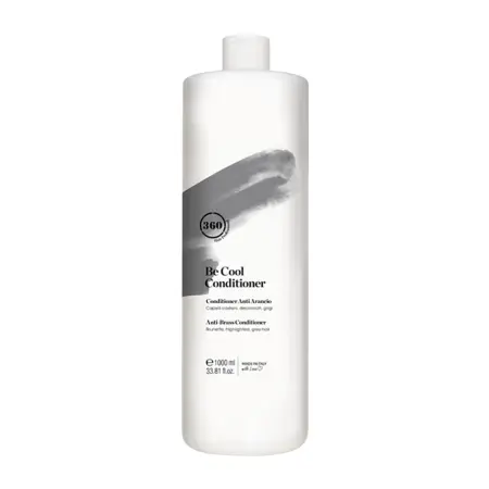 360 HAIR PROFESSIONAL Кондиционер тонирующий для темных, осветленных или седых волос / Be Cool Conditioner 1000 мл - 1