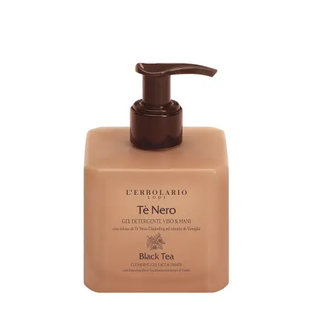LERBOLARIO Гель очищающий для лица и рук / Black Tea Cleansing Gel Face&Hands 270 мл - 1
