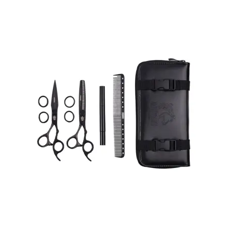 MUSTANG PROFESSIONAL (США) Набор ножниц Mustang Premium ENIGMA NPR08 Черный 6,0 дюйм - 4