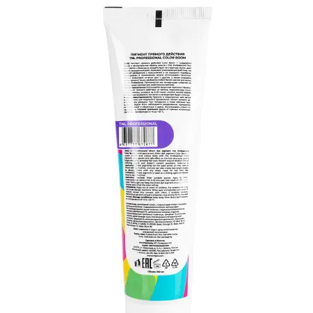 TNL Professional Пигмент прямого действия для волос без окислителя, фиолетовый / Color boom 100 мл - 3
