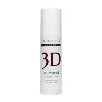 MEDICAL COLLAGENE 3D Крем с коллагеном и плацентолью для лица / Anti Wrinkle 30 мл проф., фото 2