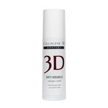 MEDICAL COLLAGENE 3D Крем с коллагеном и плацентолью для лица / Anti Wrinkle 30 мл проф. - 2