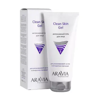 ARAVIA Professional Гель интенсивный для ультразвуковой чистки лица и аппаратных процедур / Clean Skin Gel 200 мл, фото 3