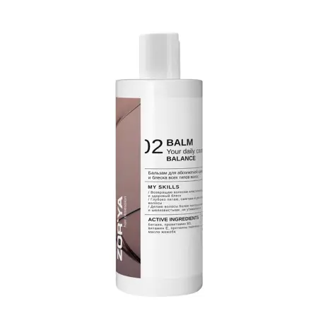 ZORYA Бальзам для абсолютной красоты и блеска всех типов волос / Balm Your daily care balance 500 мл - 1
