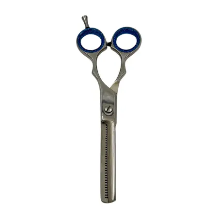 IWOU PROFESSIONAL Ножницы парикмахерские филировочные 6,0 с бирюзовыми ручками - 6