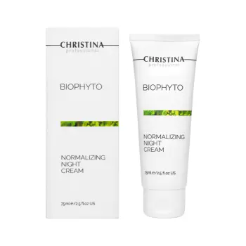 CHRISTINA Крем нормализующий ночной / Normalizing Night Cream Bio Phyto 75 мл, фото 2