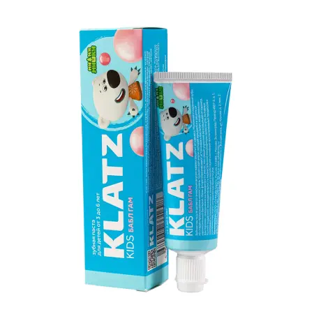 KLATZ Паста зубная Мимимишки бабл гам / Klatz KIDS 40 мл - 3