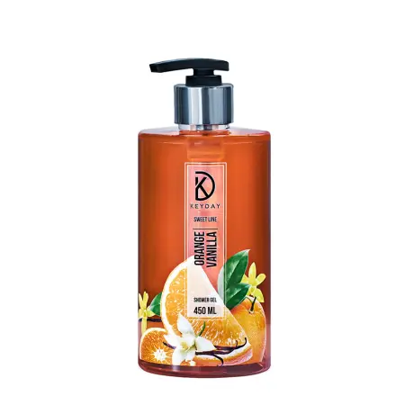 KEYDAY Гель для душа апельсин-ваниль / KeyDay Sweet Line Orange Vanilla 450 мл - 1