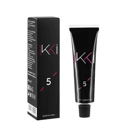 LUCAS COSMETICS Краска-гель для бровей в тубе, тон коричневый / IKKI brown 15 мл - 2