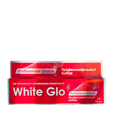 WHITE GLO Паста зубная отбеливающая профессиональный выбор / White Glo 24 гр - 3