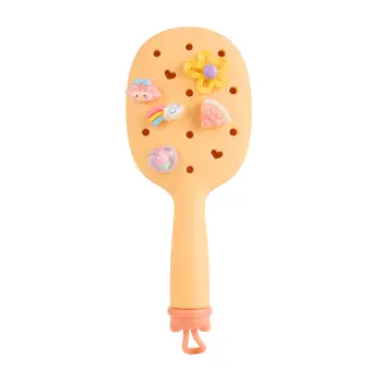 SOLOMEYA Набор украшений для расчески, Радуга / Set of charms for hair brush, Rainbow, 5 шт, фото 2