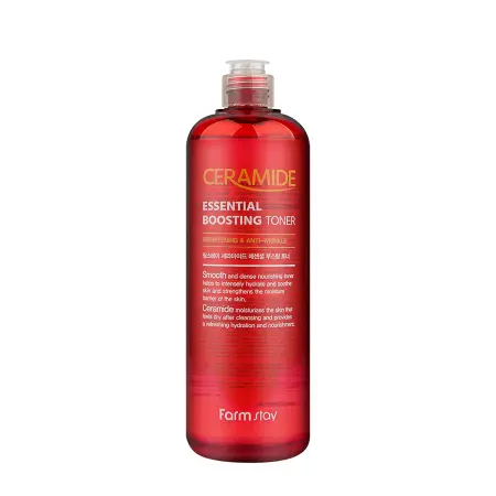 FARMSTAY Тонер повышающий упругость кожи для лица с церамидами / Ceramide Essential Boosting Toner 500 мл - 1